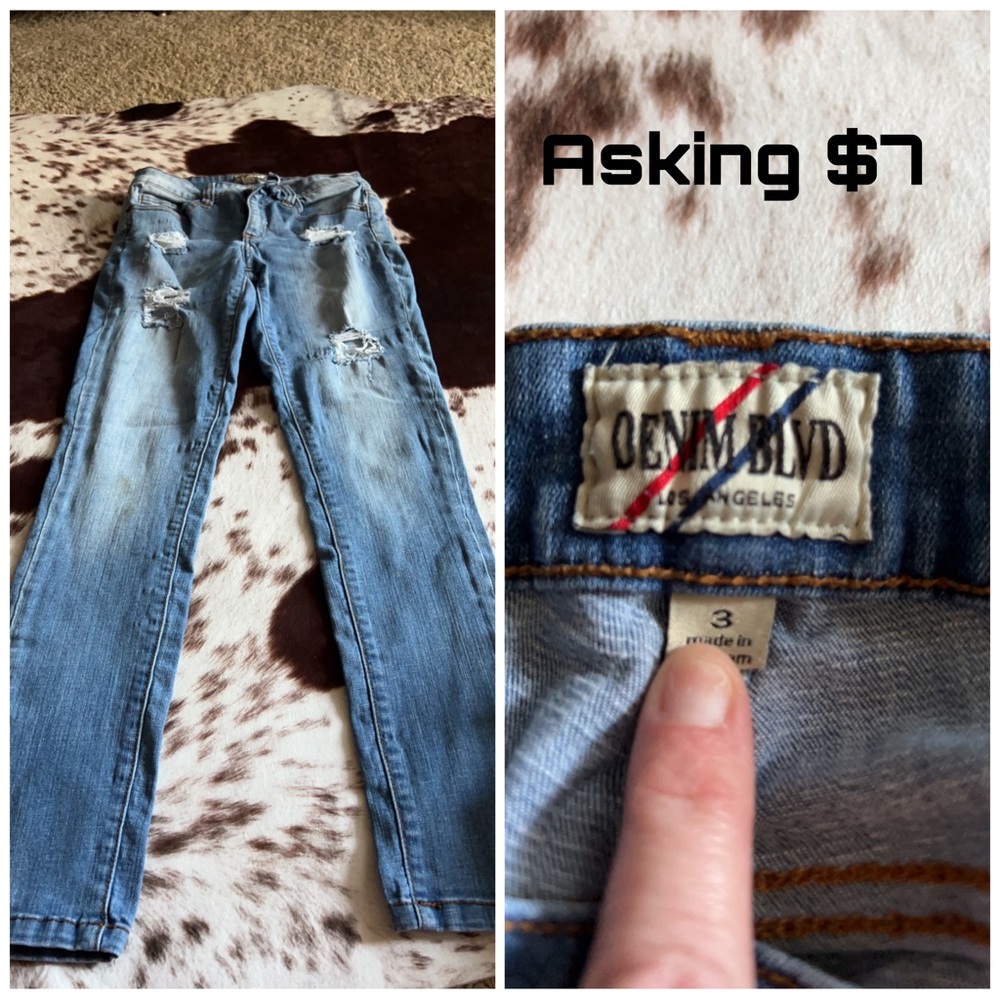 Gently used name brand jeans! Needs new forever home…